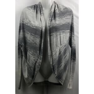 Calia Cocoon Shrug Women XS Gray Open Front Cardigan Sweater Modal Cashmere